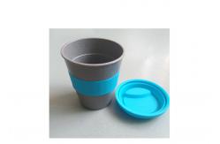 China BPA Free Refillable Plastic Water Bottles With Food grade PP / Bamboo Fiber supplier