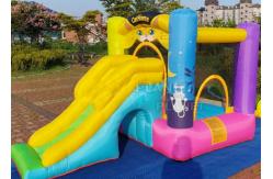 China Residential 810D Oxford Inflatable Bounce House With Slide supplier