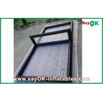 0.6mm PVC Inflatable Vollyball Field , Inflatable Water Games CE for sale