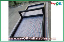 China 0.6mm PVC Inflatable Vollyball Field , Inflatable Water Games CE supplier