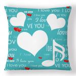 Sublimation Textiles DIY I Love You Pillow Case Wholesale Sublimation Pillow Covers for sale