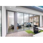 Full View / Framed Glass Partition Wall With Switch Panel For Socket / Electric Line L Shape Short / Long Wall for sale
