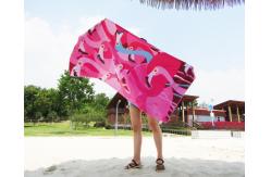 China Wholesale Printed Microfiber Beach Towel With Designs Machine Washable Easy To Clean supplier