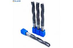 China Solid Carbide 2/4 CNC Flute End Mill For Precision Cutting Edge supplier