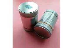 China Empty Round Airtight Coffee Tin Plate Cans Tinplate Tea Packaging Tin Box supplier