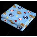 super soft  1 ply printed fleece flannel children baby blanket for sale