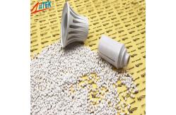 China LED Thermal Conductive Nylon Granules Pellets Form White Plastic Heat Conduction Material supplier