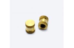 China Injection Molding Brass Knurled Thread Insert Nuts Lead Free Copper supplier