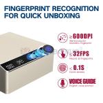 Fingerprint Lock Voice Guide Steel Luxury Best Home Jewelry Safe Auto Open