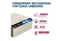 China Fingerprint Lock Voice Guide Steel Luxury Best Home Jewelry Safe Auto Open supplier