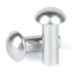 GB 867 DIN 660 Stainless Steel Round Head Aluminum Solid Rivets For Construction for sale