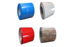 China Top Painting Prepainted Galvalume Steel Coil PPGL Matte Embossed 25um supplier