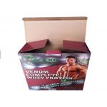 Whey Protein Packaging Paper Square Box / Pharma Box Embossing And Debossing Finish