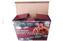 China Whey Protein Packaging Paper Square Box / Pharma Box Embossing And Debossing Finish supplier