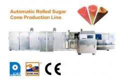 China Automatic Ice Cream Cone Production Line With Horizontal Rolling System supplier