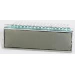 TN 6 O'Clock Monochrome Transflective Custom Lcd Display For Instrument