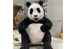 China Lifelike Realistic Animatronic Animals Panda Family For Theme Park supplier