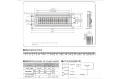 China MPU Stn COB LCD Display 8X1 Character FSTN Positive With White LED Backlight supplier