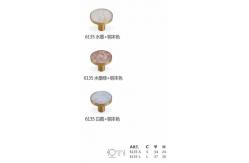 China Light Luxury Hardware Pull Handles Solid Brass Wardrobe Door Handles supplier