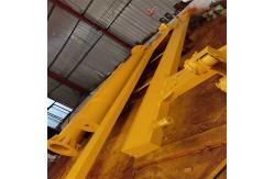 China 360 Degree Slewing Arm Cantilever Jib Crane 500kg With Electric Chain Hoist supplier
