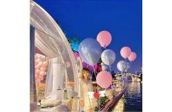 China ROSH Certificate Garden Bubble Tent Aluminium Frame Bubble Igloo Tent supplier