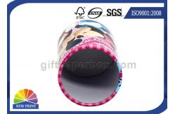 China CMYK Printing Rolled Edge Hemming Paper Cylinder Containers For Pen Brush supplier