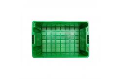 China Vented Collapsible Plastic Storage Crate for Durable and Lightweight Storage supplier