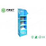 Glossy Surface Floor Standing Displays Customized POP Promotion Carton Paper Cardboard Display