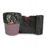 Custom Jumbo 55 Gallon Recyclable Garbage Bags Black Plastic LDPE for sale