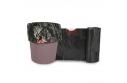 China Custom Jumbo 55 Gallon Recyclable Garbage Bags Black Plastic LDPE supplier