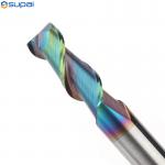 Customized CNC End Mills Cutter Different Coating Type For Stainless Steels And Copper Alloy for sale
