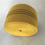 70% Elongation webbing Width 7cm Sofa Webbing yellow color made by Malaysian rubber for sale