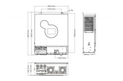 China 6kw 8kw 48v Off Grid Inverter Power Solar Energy Inverter Storage System supplier