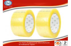 China Bopp Packing Clear Adhesive Tape Roll / Bopp Packing Tape Logo Printed supplier