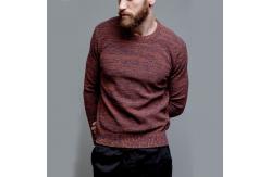 China Adult Easy Crochet Pullover Sweater , Marl Texture Lightweight Pullover Sweater supplier