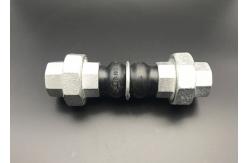 China 3/4 Malleable Steel Rubber Expansion Joint Flexible Fluoro Plastics supplier