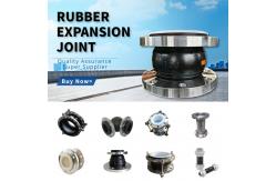 China Round Single Sphere Expansion Joint Rubber DN25 DN3000 Flange Stainless Steel 304 316L supplier