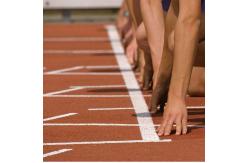 China ITF EPDM Rubber Athletic Running Track Jogging Running Track Material supplier