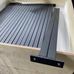 Custom Design Black Plain 41x41 Side to Side Strut Channel with Bracket for sale