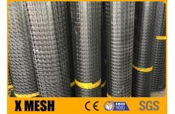 China Biaxial Plastic Mesh Netting Roll Geogrid For Roads 25KN/M supplier