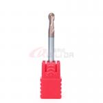 1mm 3mm 4mm ball nose end mill cutter for stainless steel double flute TiSiN Coating for sale