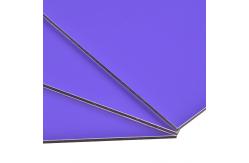 China 2440mm Sparkle Aluminum Composite Panel A2/B1 Fireproof Grade ≥2H Hardness supplier