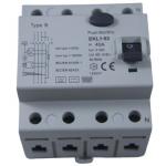 Type B IP20 RCD Circuit Breaker 40A 3 Phase 4 Pole MCB Electromagnetic Mode for sale