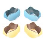 Airplane Travel Kit Gel Memory Foam Bamboo Neck Pillow With Ergonomic Design