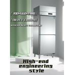 High End 2 Door Commercial Freezer Internal Connection Restaurant Refrigerator Freezer for sale
