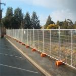 Pre - Galvanized 2400x2100mm Temporary Mesh Fencing , Temporary Site Fencing With Base
