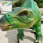 Realistic Life Size Animatronic Dinosaurs  Iguanodon Model Weather Resistance