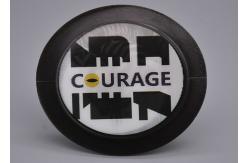 China Two Reflective Effects 1.0Mm TPU Embossed Patch For Garments supplier