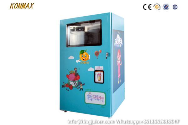 LCD Screen Self Service Ice Cream Vendo Machine Soft Serve