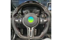 China Leather / Carbon Fiber BMW Steering Wheel For F13 - F87 M2 M3 M4 supplier